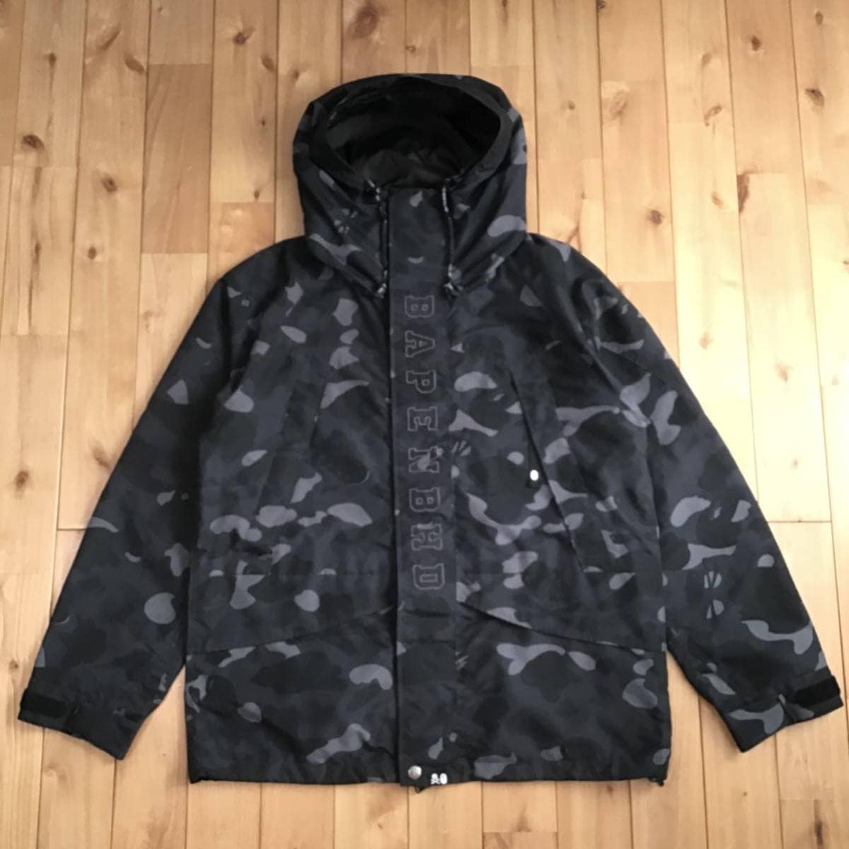 ★XL★ ネイバーフッド × BAPE スノボ ジャケット a bathing ape NEIGHBORHOOD snowboard jacket  エイプ ベイプ NBHD camo 迷彩 m3119-Kametuku shop