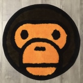 ʡ  BABY MILO 饰ޥå a bathing ape BAPE HOME rug mat  ٥ ٥󥰥 ޥ NIGO vintage bh86