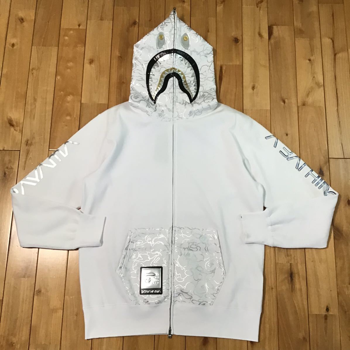 ☆新品☆ XL Hajime Sorayama × BAPE シャーク パーカー shark full