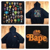 Baby milo オールスター フルジップ パーカー Mサイズ a bathing ape BAPE full zip hoodie エイプ ベイプ マイロ アベイシングエイプ w45|All|Ho