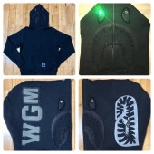 ★美品★ zozo限定 swarovski シャーク パーカー Sサイズ shark full zip hoodie a bathing ape bape スワロフスキー エイプ ベイプ m29309