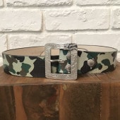 BAPE 쥶 ٥ 1st camo green M a bathing ape leather belt  ٥ ٥󥰥 NIGO º m21