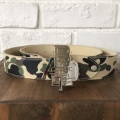 BAPE camo 쥶 ٥ 1st camo yellow XL a bathing ape leather belt  ٥ ٥󥰥 NIGO º w45