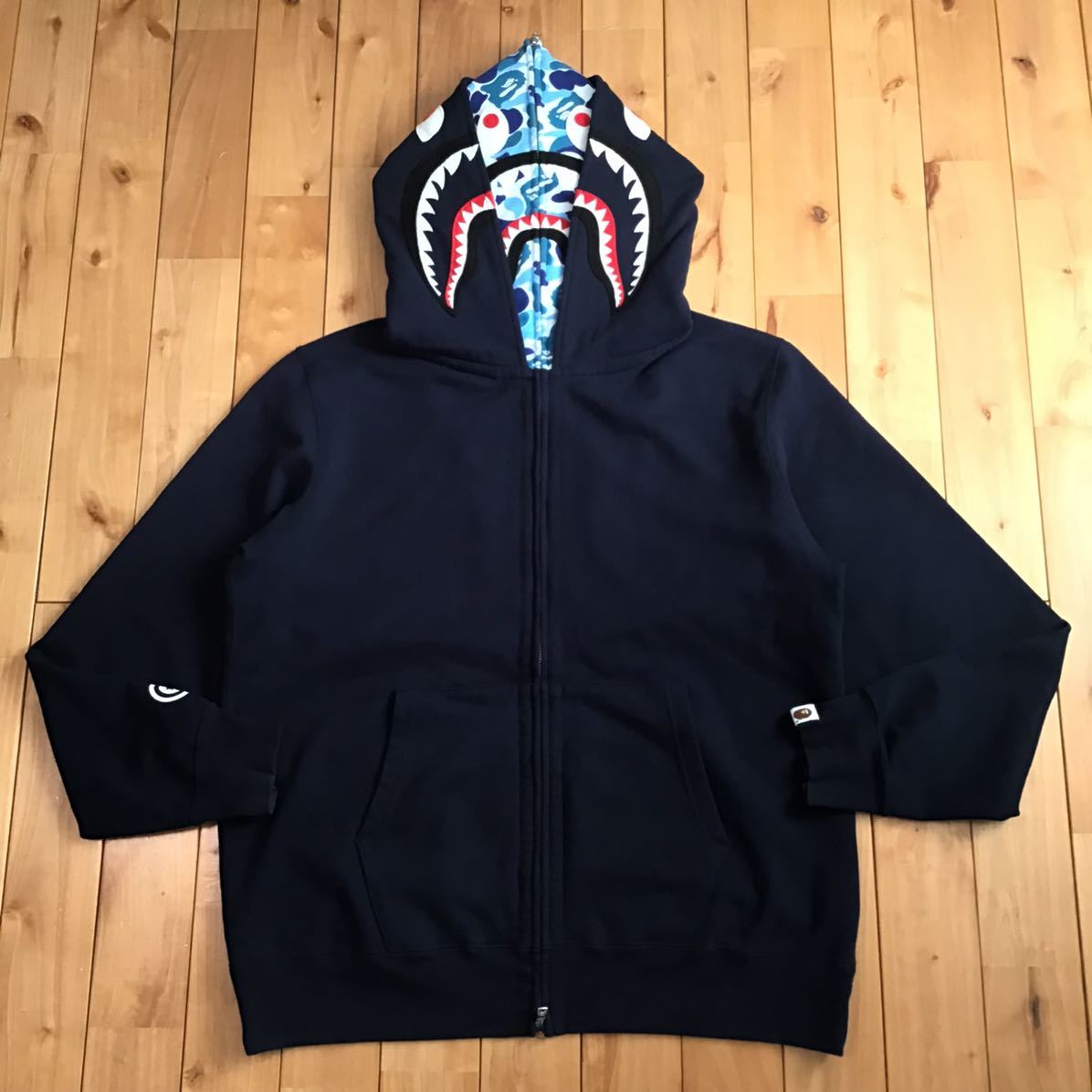 A Bathing ape double shark hoodie