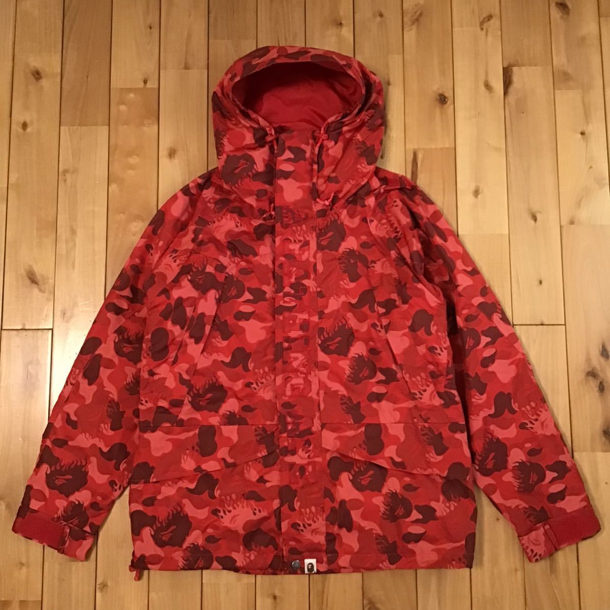 Fire camo スノボジャケット Lサイズ a bathing ape BAPE snow
