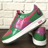 ★新品★ ラメ BAPESTA スニーカー 26cm US8 a bathing ape glitter BAPE STA shoes sneakers エイプ ベイプ ベイプスタ スニーカー w34
