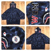 ★XL★ Blue camo シャーク パーカー shark full zip hoodie a bathing ape BAPE エイプ ベイプ アベイシングエイプ 迷彩 WGM tm20|All|