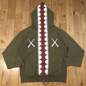����쥢�� KAWS CHOMPERS �ѡ����� M������ a bathing ape BAPE full zip hoodie ������ ������ �٥��� ���٥����󥰥����� nigo z75