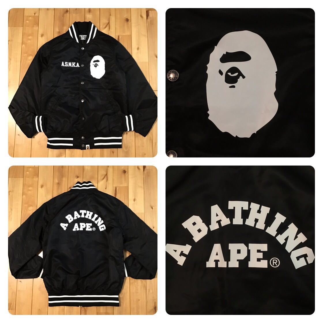 A BATHING APE アベイシングエイプ スタジャン A BATHING APE®︎ × COMME des GARÇONS “VARSITY JACKET” | bape.com