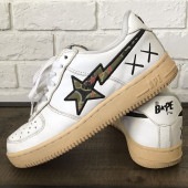 BAPE  KAWS 쥶 BAPESTA 26cm US8 a bathing ape BAPE STA shoes sneakers   ٥ ٥ץ ˡ NIGO i3