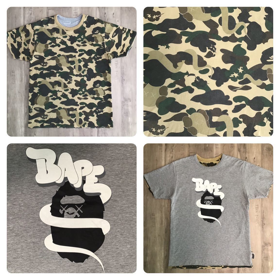 ☆リバーシブル☆ KAWS × BAPE bendy 1st camo Tシャツ Mサイズ