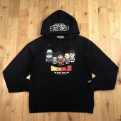 쥢 ɥ饴ܡ Z  BAPE ѡ L dragonball Z a bathing ape hoodie baby milo ޥ  ٥  z2275