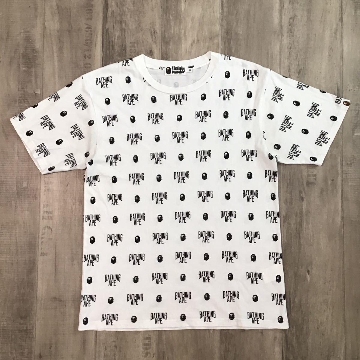 BAPE monogram LOGO Tシャツ Mサイズ a bathing ape モノグラム エイプ 