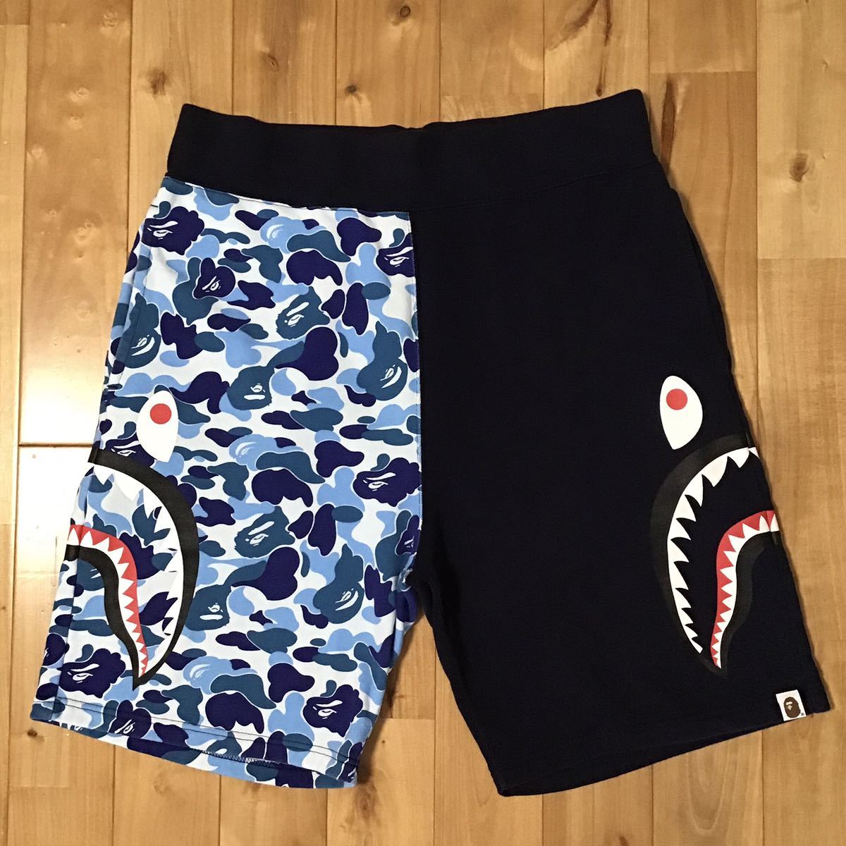 APE abc camo シャーク スウェット ショーツ 160 ハーフパンツ