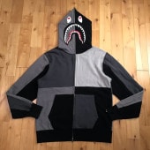 ★XL★ Crazy color シャーク パーカー shark full zip hoodie a bathing ape エイプ ベイプ アベイシングエイプ z0229|All|Hoodie