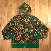 ★XL★ Tropical milo フルジップ パーカー a bathing ape BAPE full zip hoodie エイプ ベイプ アベイシングエイプ マイロ Safari i573|A