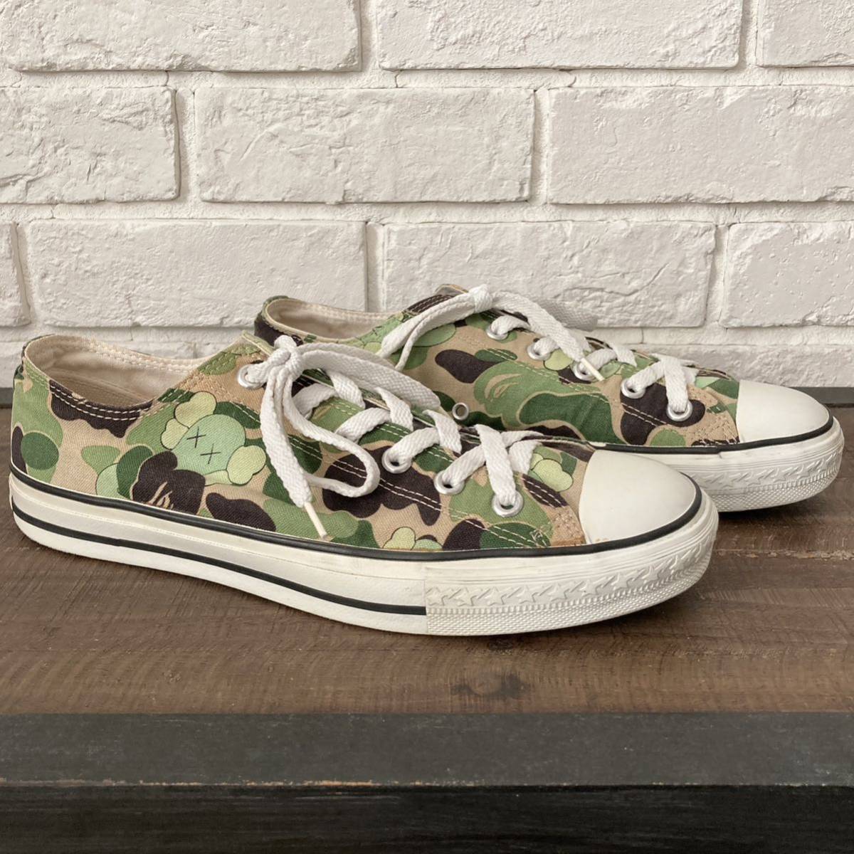 A BATHING APE - BAPE×kaws milo カウズ グリーン エイプ ベイプ
