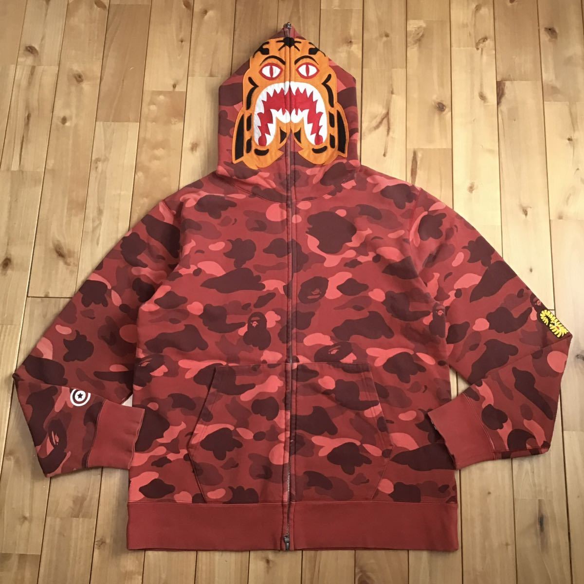 J*3様 【超希少　美品】ベイシングエイプ　タイガー　虎　ジップパーカー　2XL J*3様 【超希少 美品】ベイシングエイプ タイガー 虎 ジップ