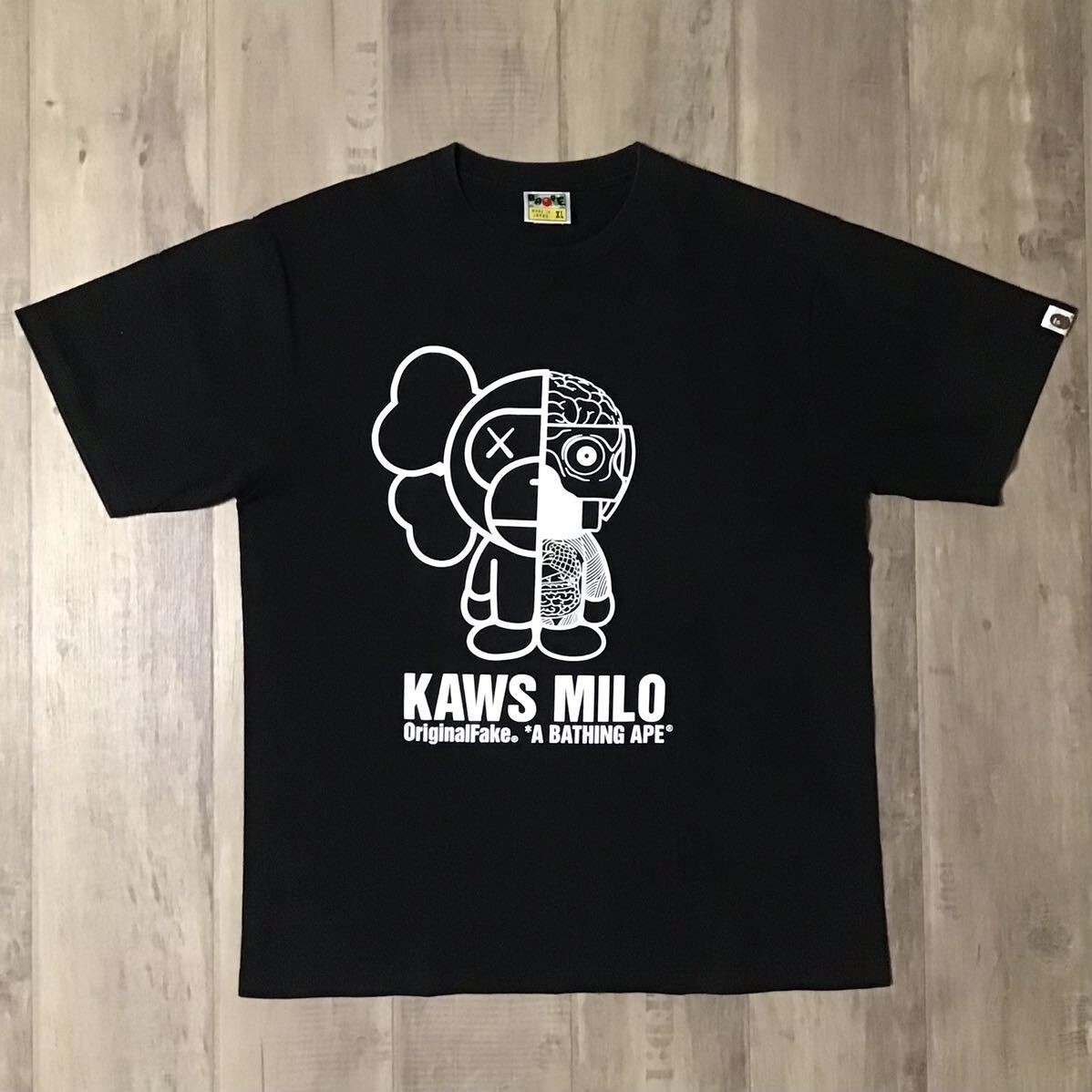 ☆新品☆ XL KAWS milo Tシャツ a bathing ape BAPE マイロ