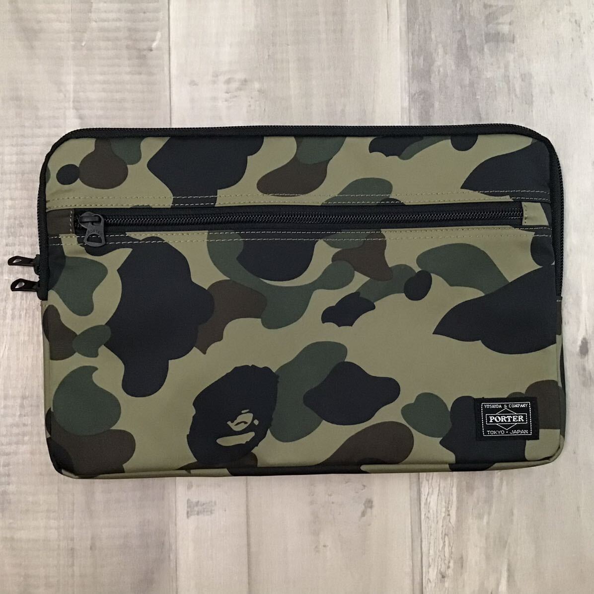 PORTER × BAPE camo MacBook Air Sleeve for 11インチ クラッチ