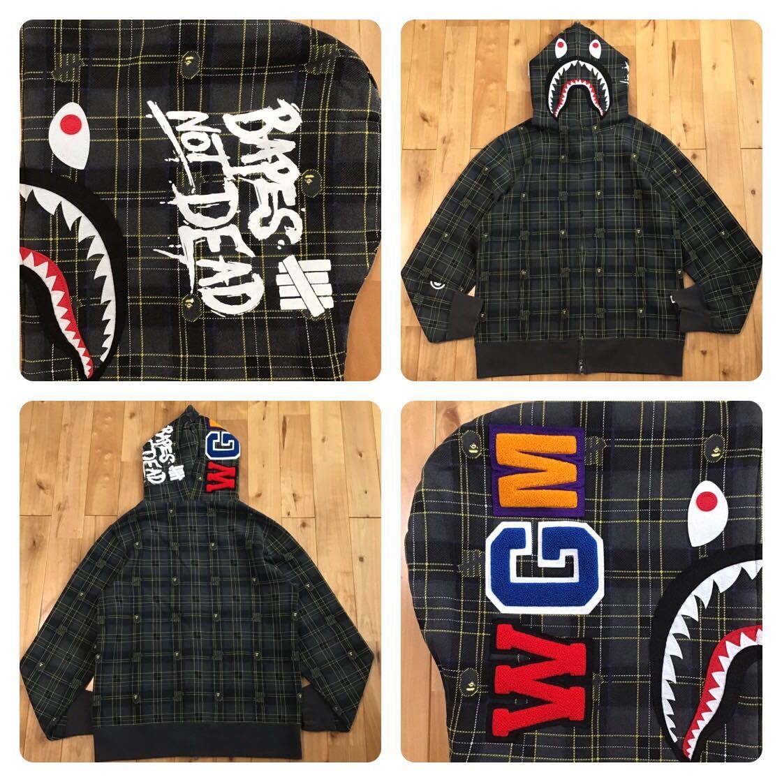 A Bathing ape シャークパーカー L サイズ Size【L】 A BATHING APE ア ベイシング エイプ SHARK HALF ZIP