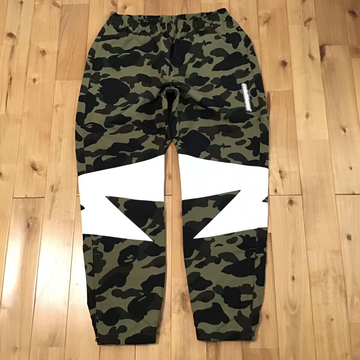 1st camo green パンツ Lサイズ a bathing ape BAPE camo pants
