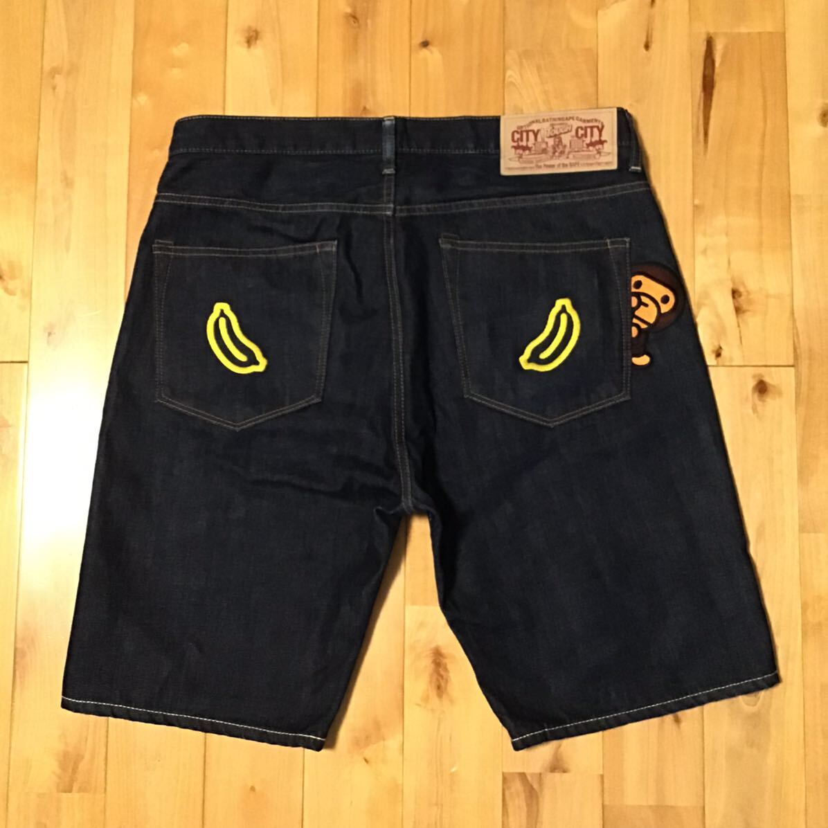 エイプハーフパンツ　マイロ ☆美品☆ tropical milo スウェット ハーフパンツ Lサイズ a