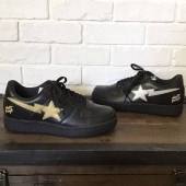 ★未使用品★ 2005年 Daft Punk BAPE STA レザー スニーカー 28cm a bathing ape エイプ ベイプ ダフトパンク ベイプスタ NIGO z2375
