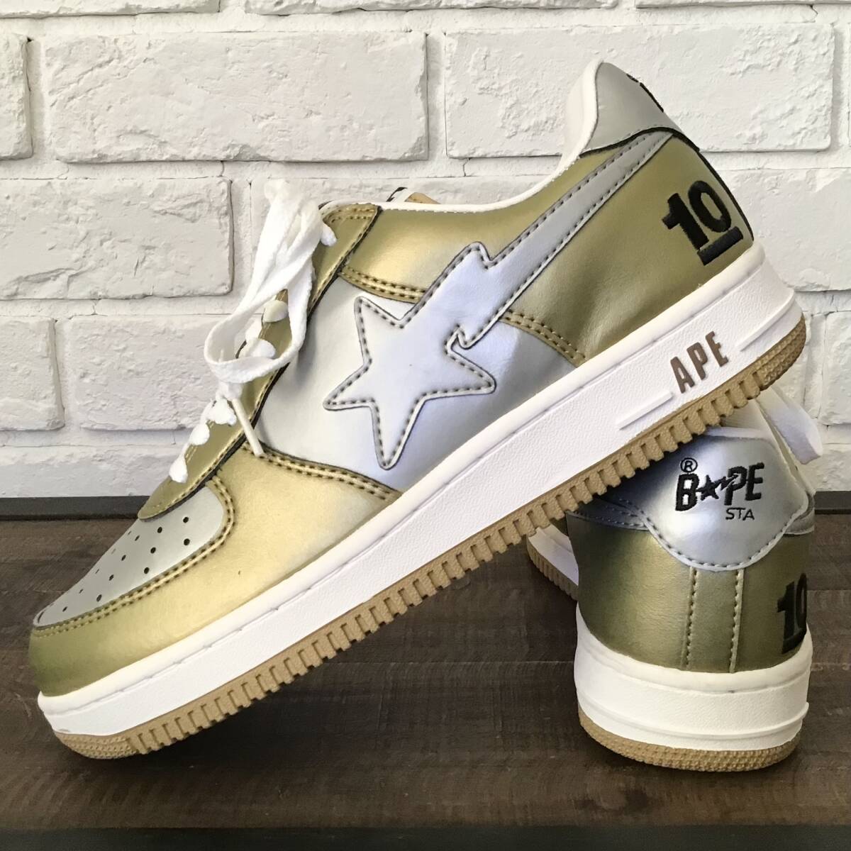 BAPESTA 26.5cm us8.5 エイプ a BAPE BAPESTA マルチ迷彩 （26.5cm 