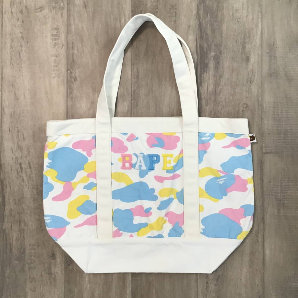 Multi camo トート バッグ a bathing ape BAPE Tote Bag cotton candy 