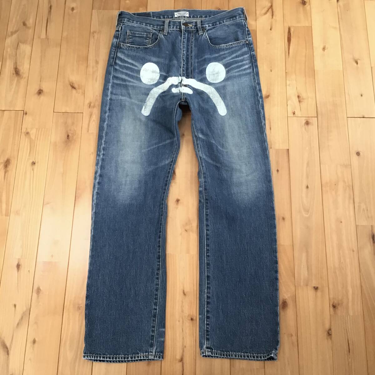 ヒロ様購入用] A BATHING APEカラフル刺繍デニムパンツ A BATHING APE