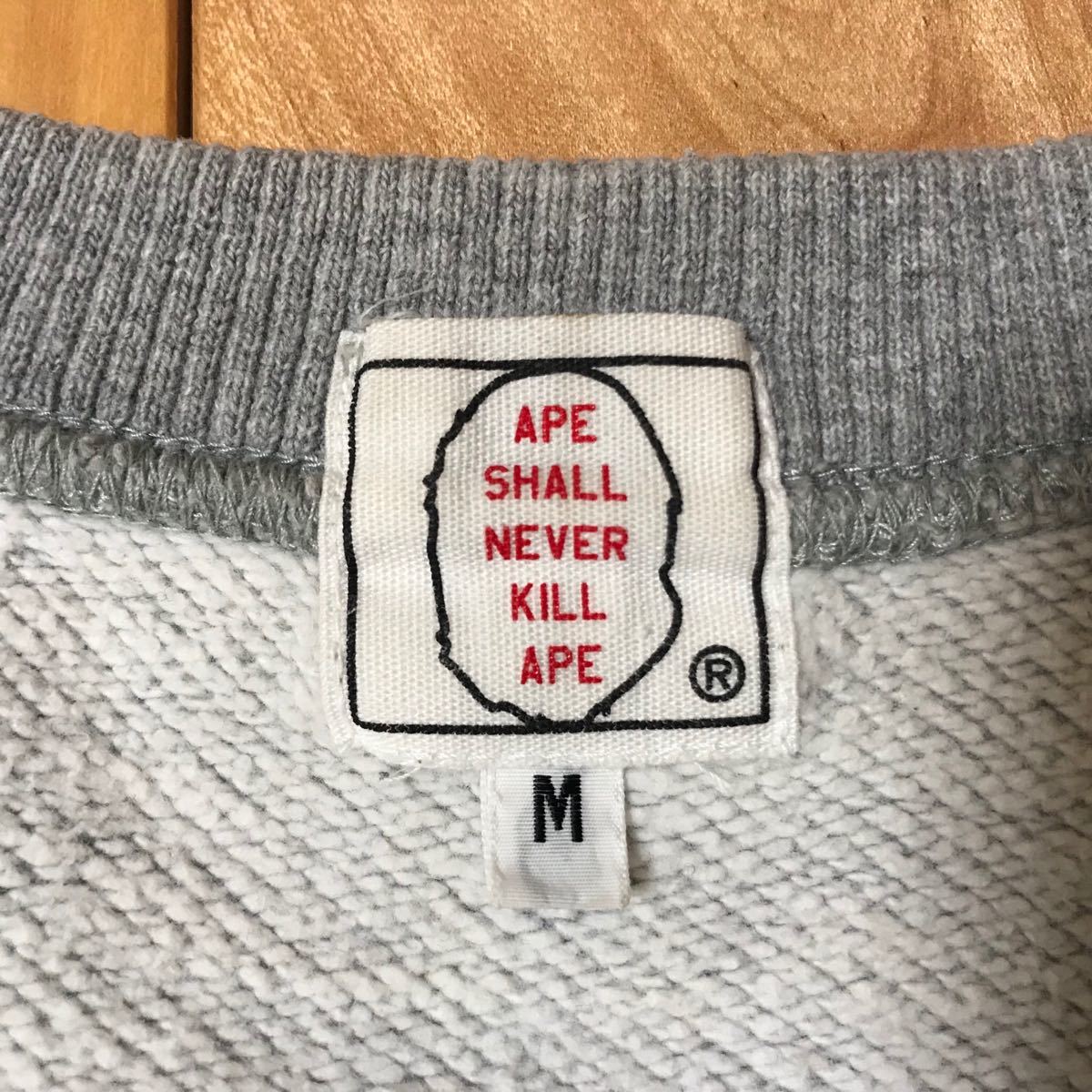 ★初期★ アイスクリーム 長袖 スウェット Mサイズ a bathing ape bape ice cream エイプ ベイプ アベイシング