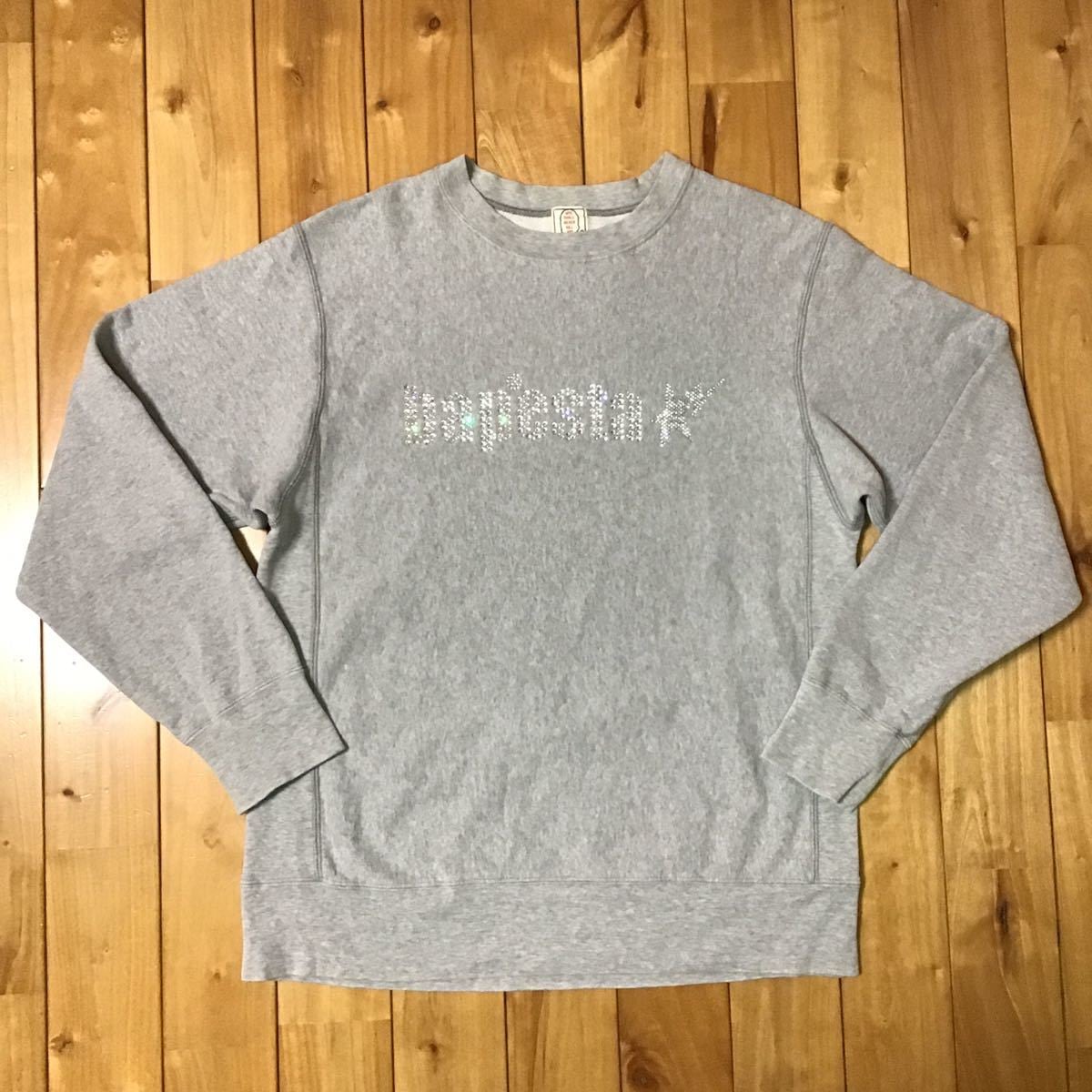 スワロフスキー 長袖 スウェット Sサイズ a bathing ape swarovski