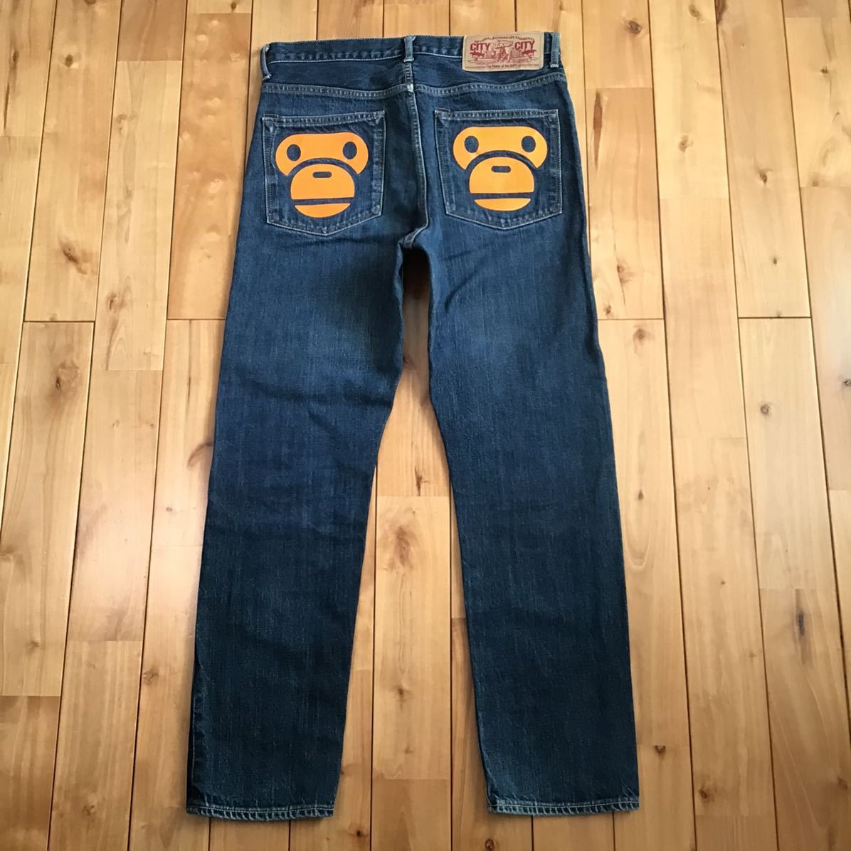 BAPE マイロ デニム パンツ Mサイズ a bathing ape BAPE milo denim 