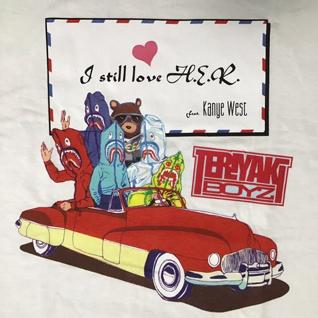 Kanye West直筆サイン入り】 BAPE®︎ Tシャツ & CDセット 5年保証