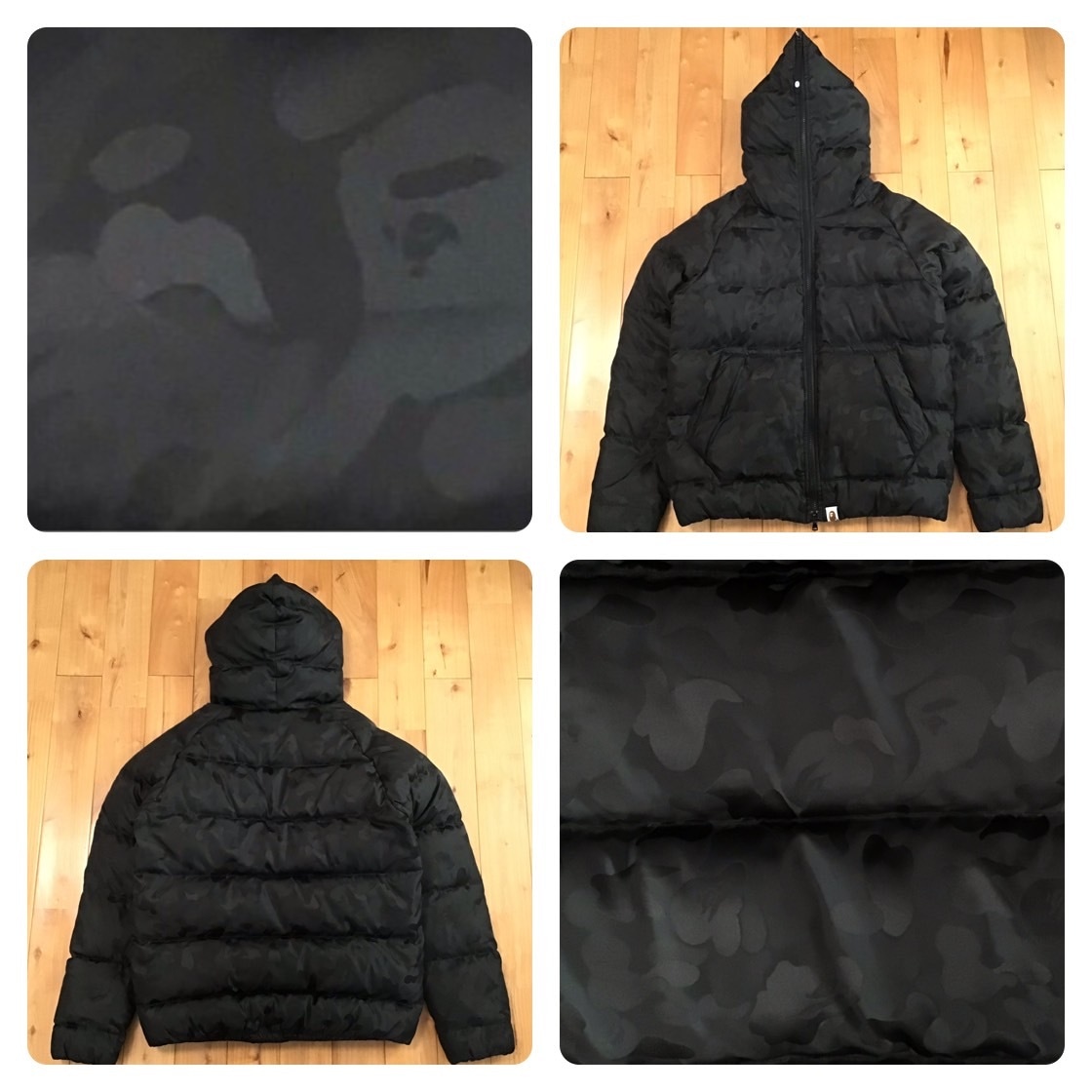 BAPE Solid Camo ダウンジャケット a bathing ape BAPE Solid Camo ダウンジャケット Mサイズ a bathing ape full zip