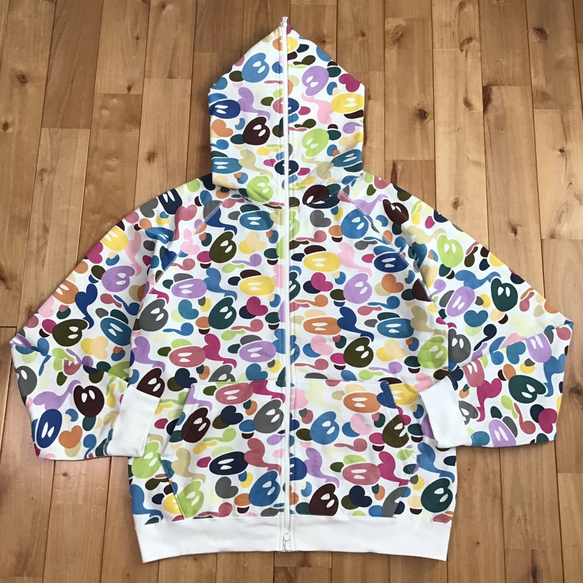 ape milo パーカー M MILO ALL SAFARI ZIP HOODIE（パーカー）｜A BATHING APE（ア