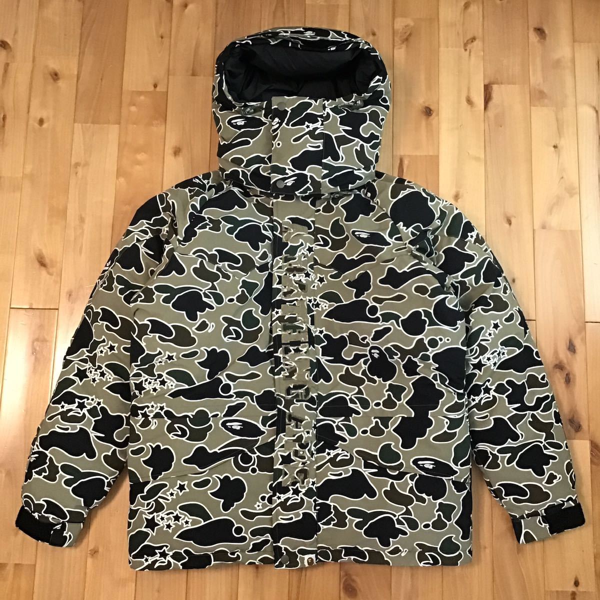 ☆初期☆ SNOW BOARD DOWN JACKET Lサイズ STA camo a bathing ape 
