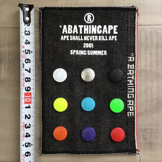 ☆非売品☆ 2001年 ボタンサンプル a bathing ape BAPE ノベルティ ...