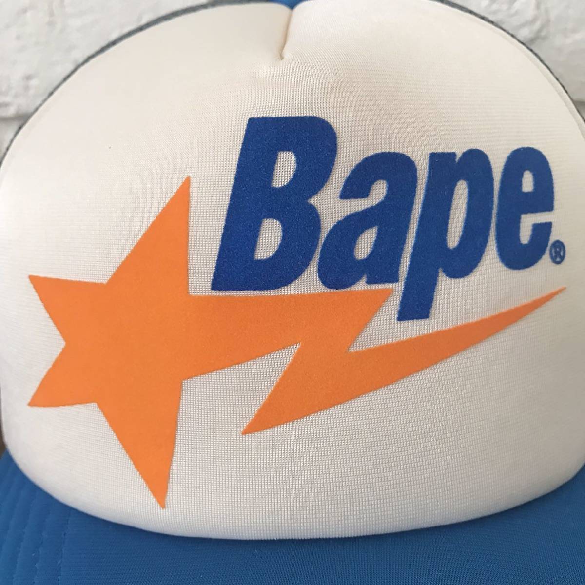 ★前橋限定★ BAPESTA logo メッシュ キャップ a bathing ape BAPE sta trucker hat cap ...