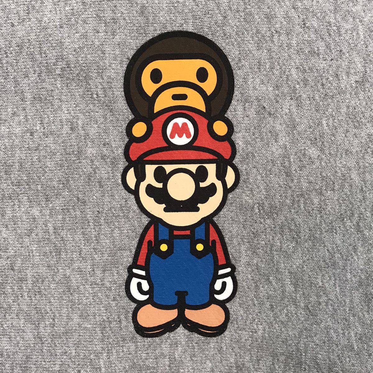 Nintendo × BAPE マリオ マイロ フルジップ パーカー Mサイズ a bathing ape full zip hoodie ...