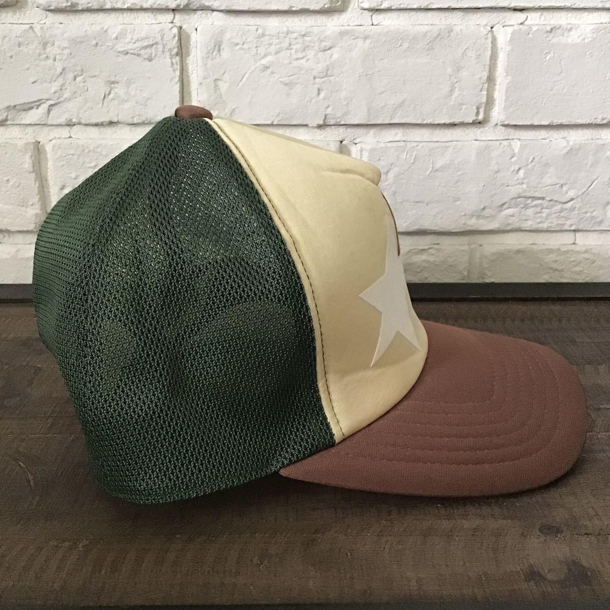 ★鹿児島限定★ BAPESTA logo メッシュ キャップ a bathing ape BAPE sta trucker hat cap ...