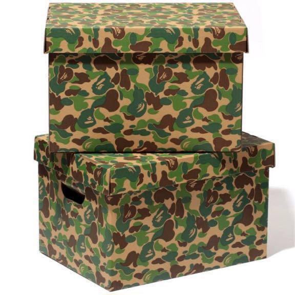 ☆激レア☆ ストレージ ボックス ABC camo green a bathing ape bape