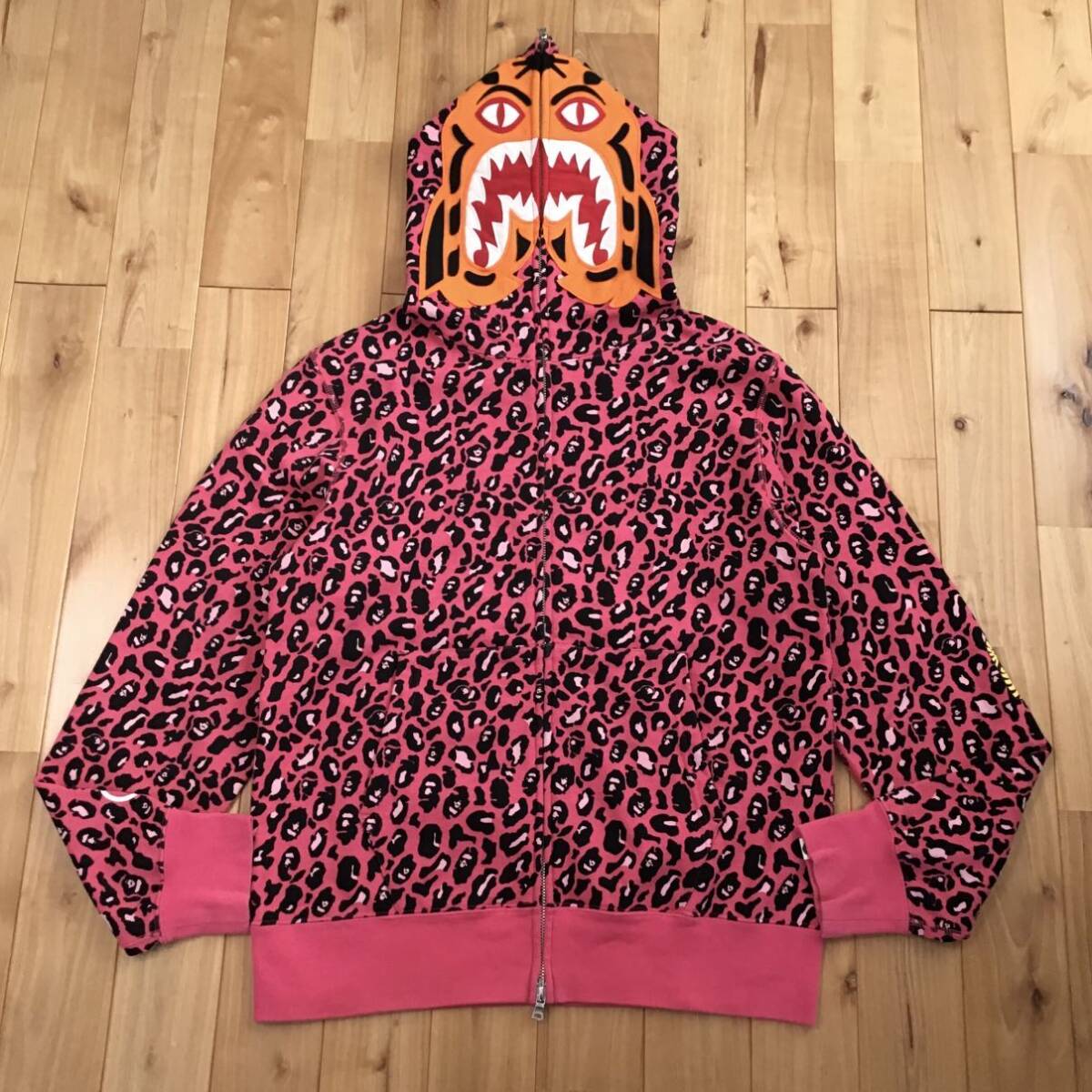 レオパード タイガー パーカー Lサイズ a bathing ape BAPE leopard 