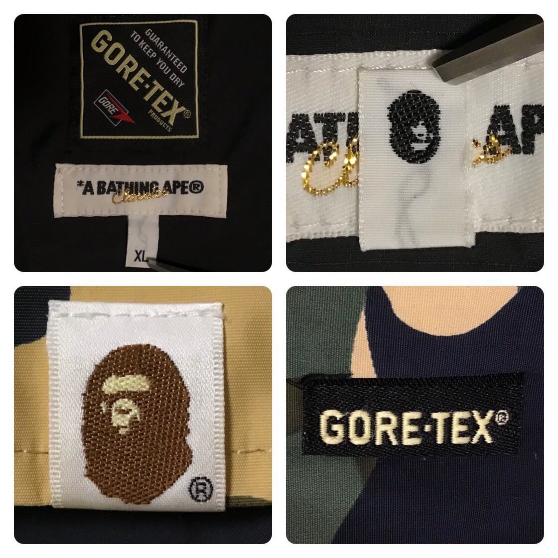 ★XL★ GORE TEX スノボジャケット a bathing ape BAPE snowboard jacket エイプ ベイプ アベイ