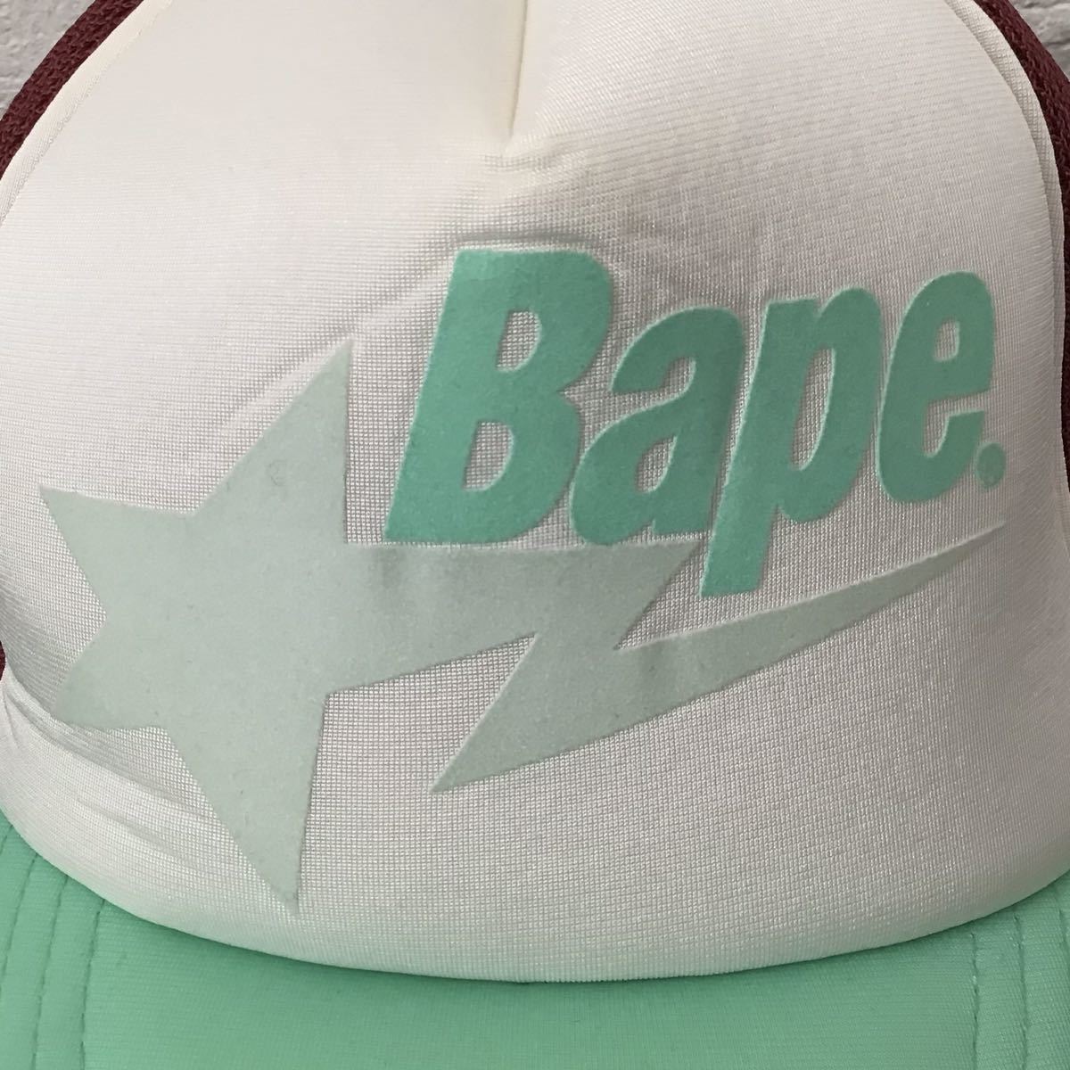 ★新品★ 仙台限定 BAPESTA logo メッシュ キャップ a bathing ape BAPE sta trucker hat cap ...