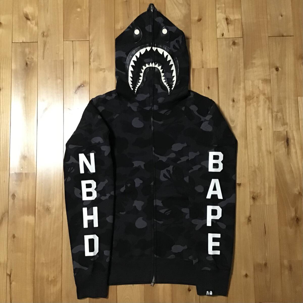 BAPE × NEIGHBORHOOD シャーク パーカー Mサイズ shark full zip