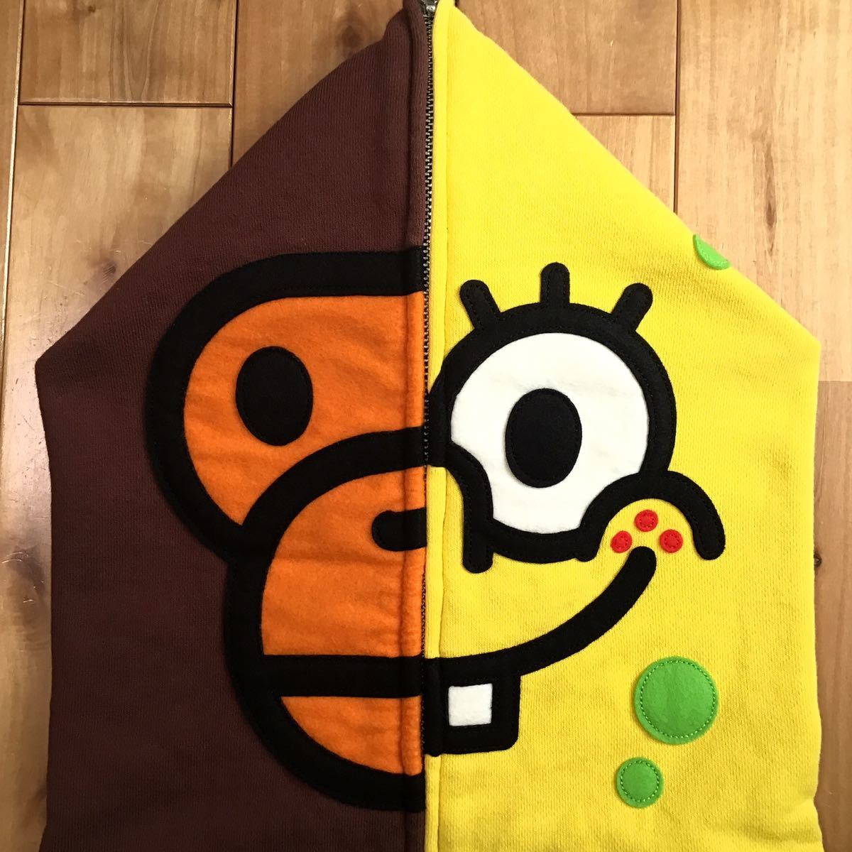 ★XXL★ スポンジボブ マイロ パーカー BAPE full zip hoodie SpongeBob a bathing ape エイプ