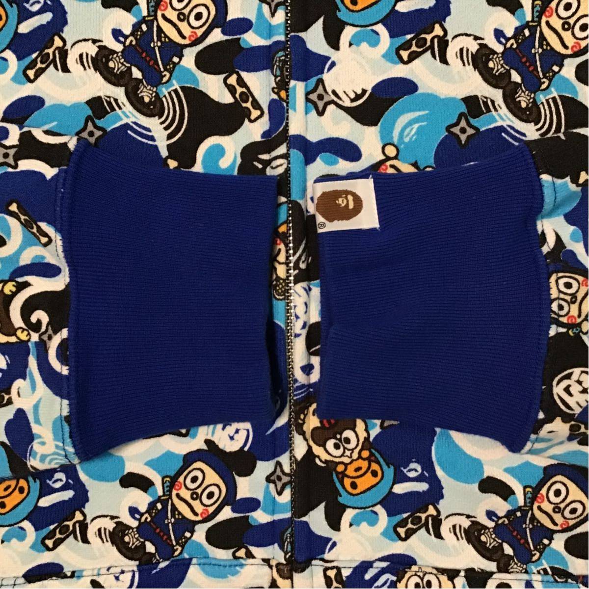 忍者ハットリくん × BAPE HATTORIKUN camo zip hoodie Lサイズ a bathing ape エイプ ベイプ