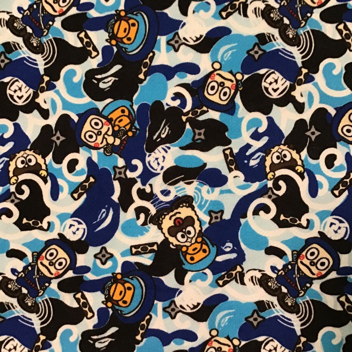 忍者ハットリくん × BAPE HATTORIKUN camo zip hoodie Lサイズ a bathing ape エイプ ベイプ